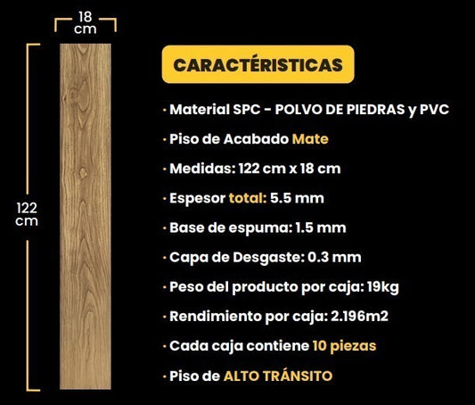 PISO VINILICO SPC